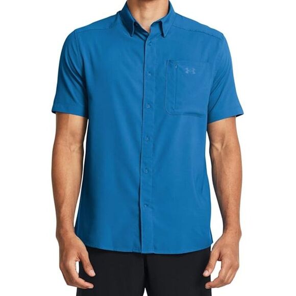 Under Armour Men's Short Sleeve Fishing Shirt | Drift Tide 2.0 UPF Medium NWT - Picture 1 of 3